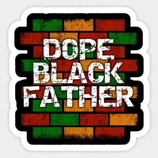 Dope Black Father Urban Wall Sticker